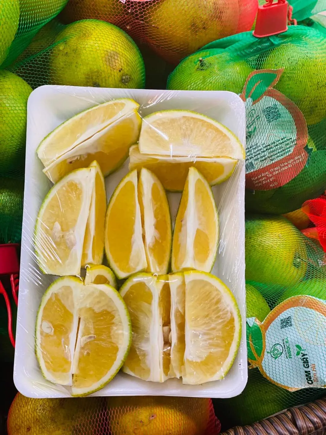 Cam giấy Tiên Hà tươi mọng nước